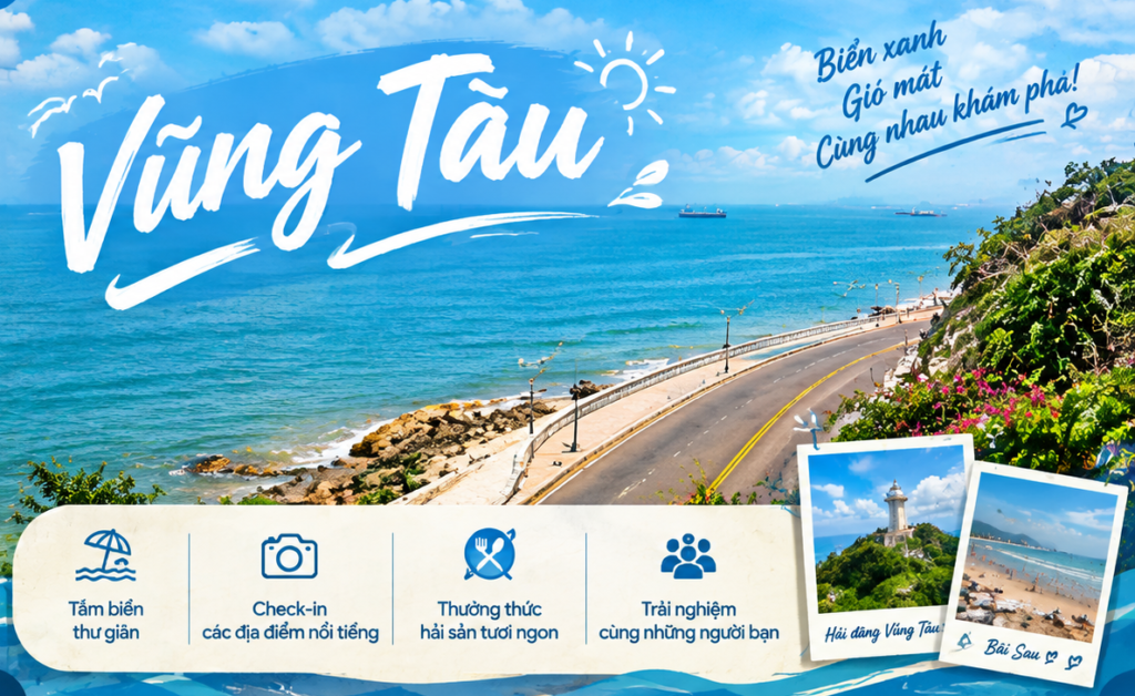 CHẠM SÓNG VŨNG TÀU – HÀNH TRÌNH BIỂN XANH